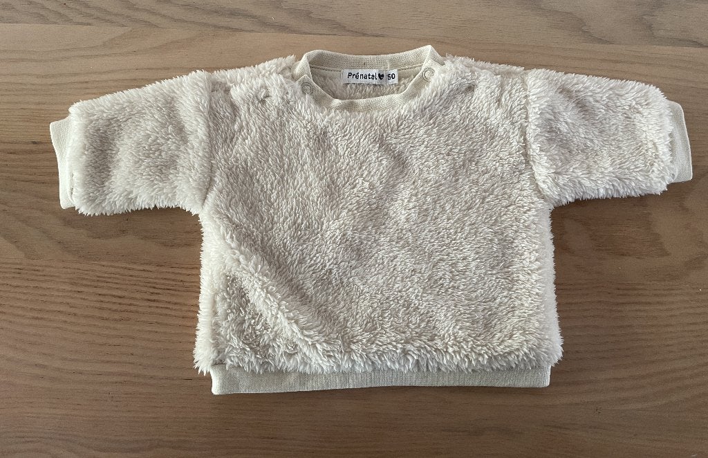 Prénatal newborn sweater teddy beige maat 50, Ophalen of Verzenden, Zo goed als nieuw, Prenatal, Truitje of Vestje