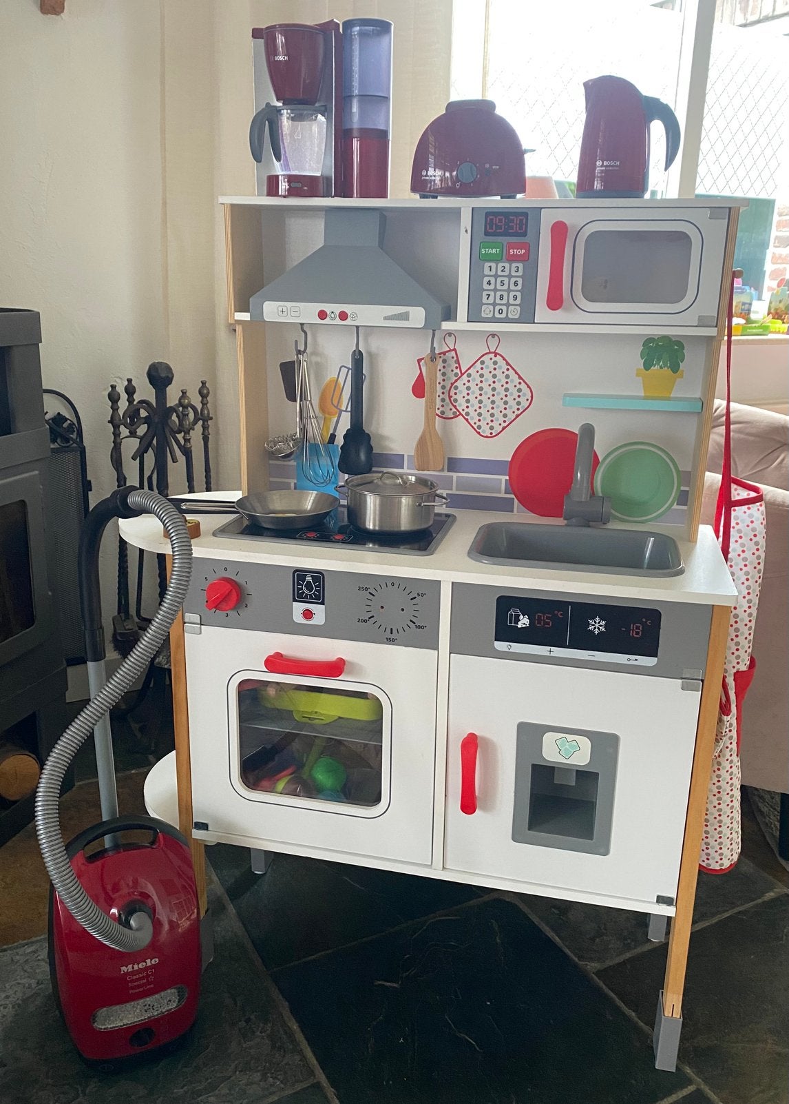 Zeer uitgebreide speelgoedkeuken., Kinderen en Baby's, Ophalen, Gebruikt, Speelkeuken