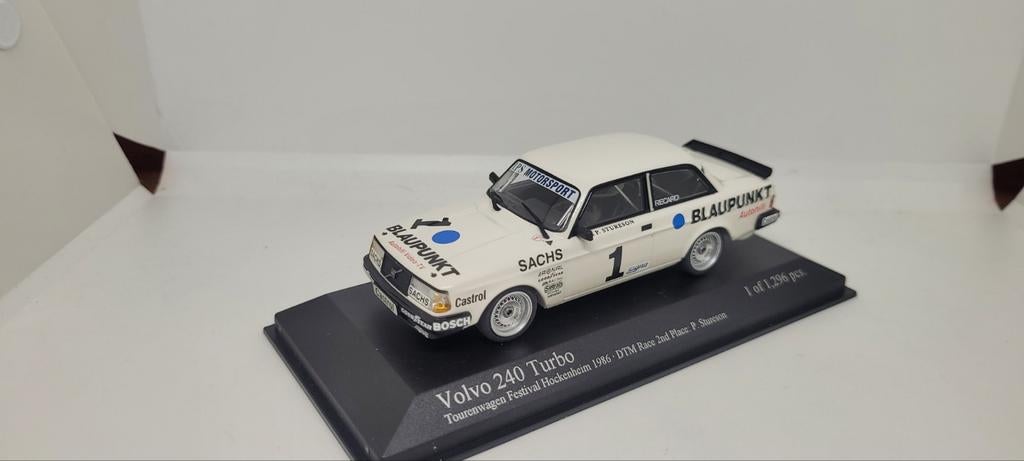 Minichamps Volvo 240 Turbo DTM 1986, Hobby en Vrije tijd, Modelauto's | 1:43, Ophalen of Verzenden, Zo goed als nieuw, Auto, MiniChamps
