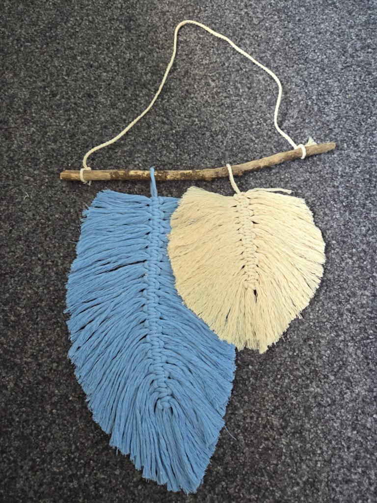 Handgemaakte Macramé Wandhanger - Nieuw, Meerkleurig, Textiel, Nieuw, Ophalen of Verzenden