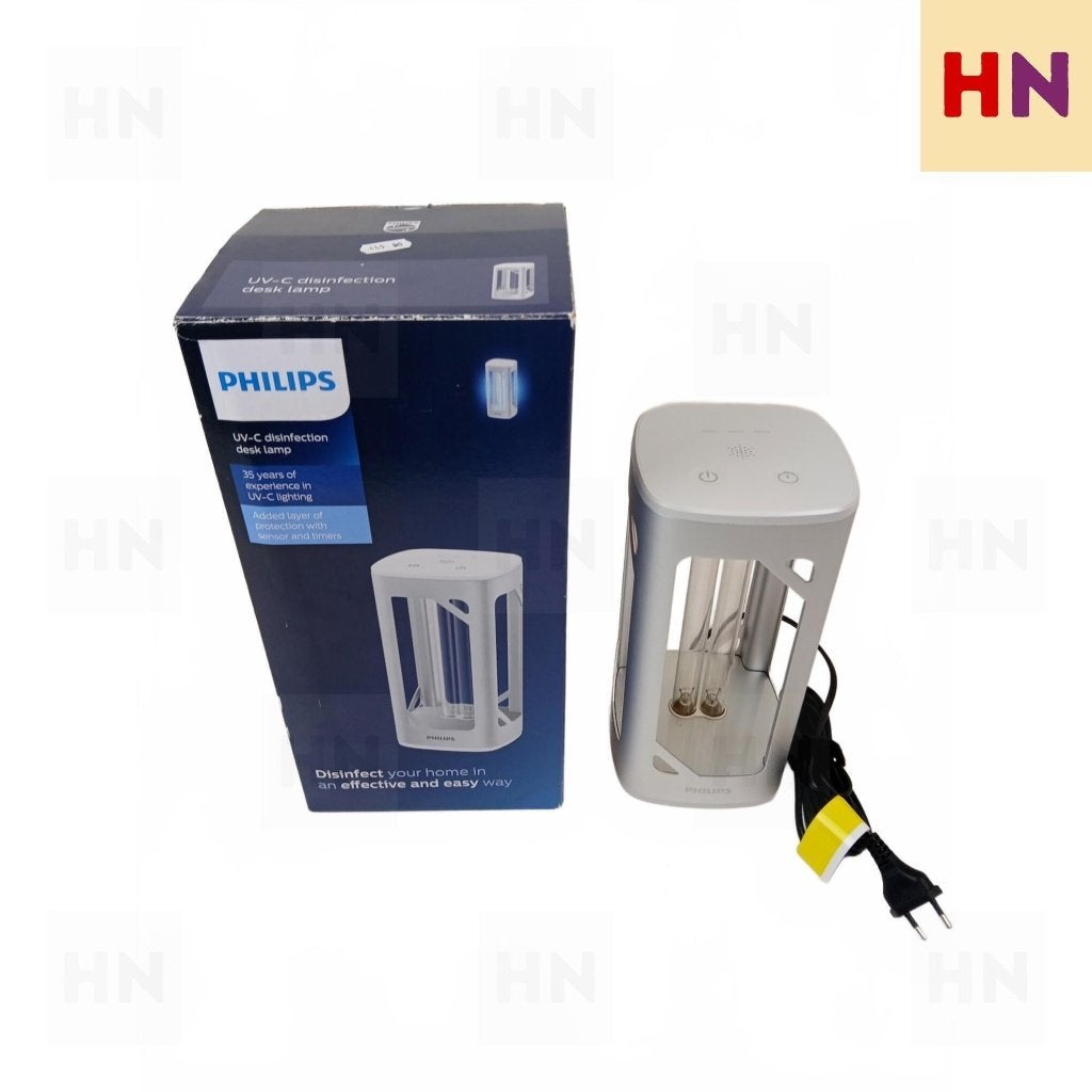 Philips UV-C Desinfectie Tafellamp - Zilver - Inclusief Doos, Ophalen, Zo goed als nieuw, Overige typen