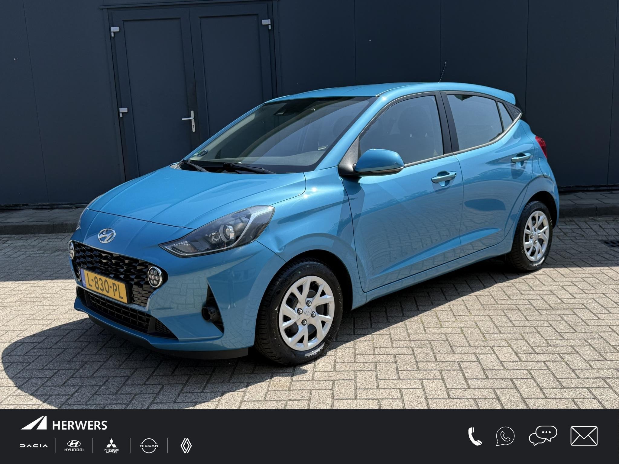 Hyundai i10 1.0 Premium Navigatie / Camera / Cruise Control, Auto's, Voorwielaandrijving, Gebruikt, 899 kg, Origineel Nederlands