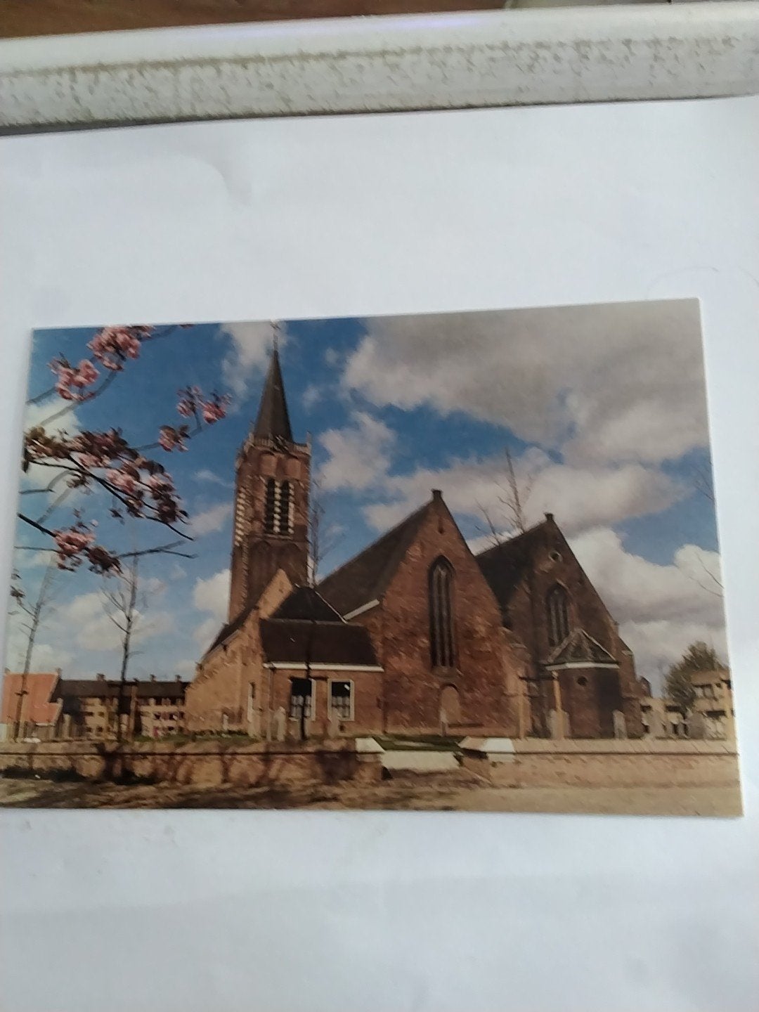 Oude Ansichtkaart Beverwijk Grote Kerk Jos-Pé Arnhem, Ophalen of Verzenden, 1960 tot 1980, Ongelopen, Noord-Holland