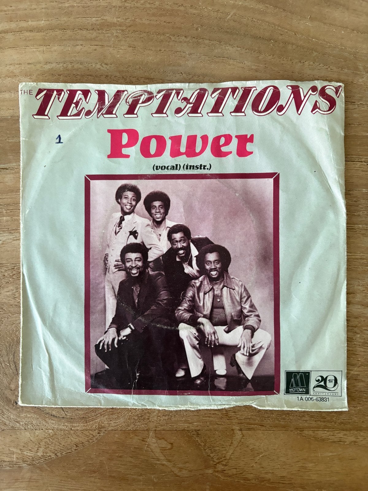 The Temptations - Power (Single) 026, Gebruikt, 7 inch, Ophalen of Verzenden, EP