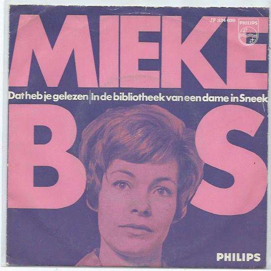 Mieke Bos- In de Bibliotheek van Sneek, Verzenden, Zo goed als nieuw, 7 inch, Levenslied of Smartlap