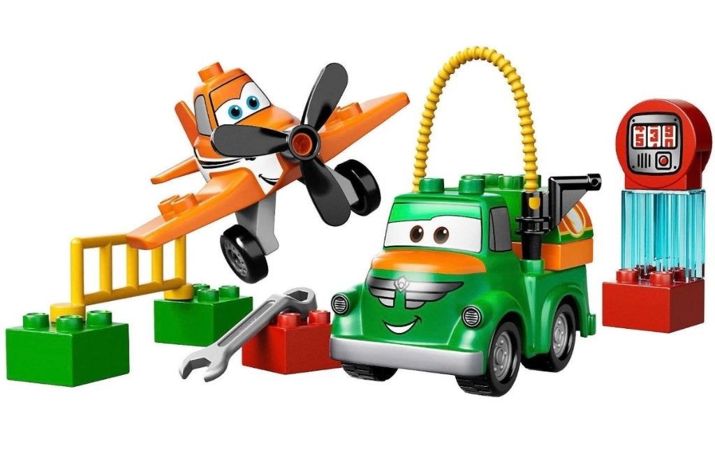 Pakket PLANES items! Lego Duplo 10509 & 10510, puzzel, deken, Verzenden, Zo goed als nieuw, Meerdere sets, Complete set