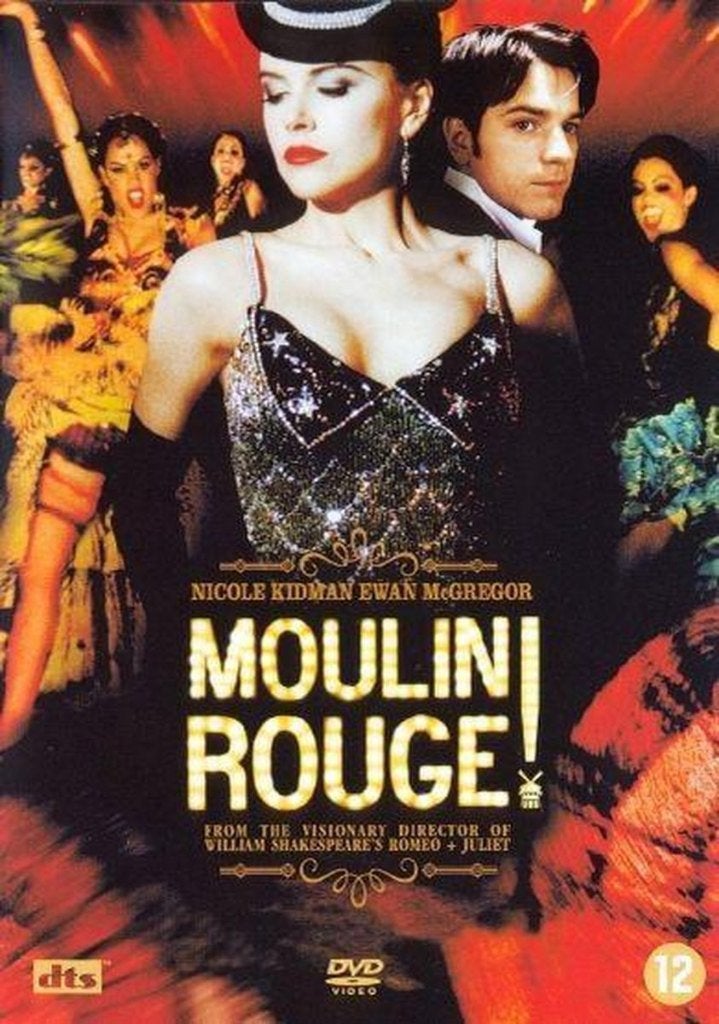Moulin Rouge DVD, Vanaf 12 jaar, Verzenden, Zo goed als nieuw, Overige genres