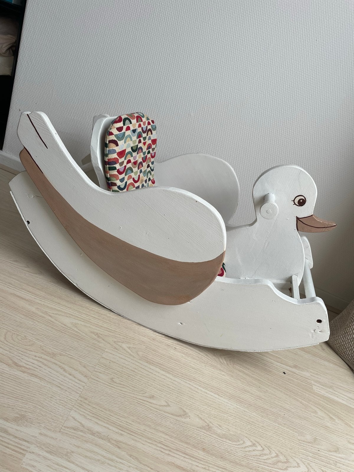 Schommeldier Eend - Houten Schommelstoel voor Kinderen, Ophalen, Gebruikt, Overige typen