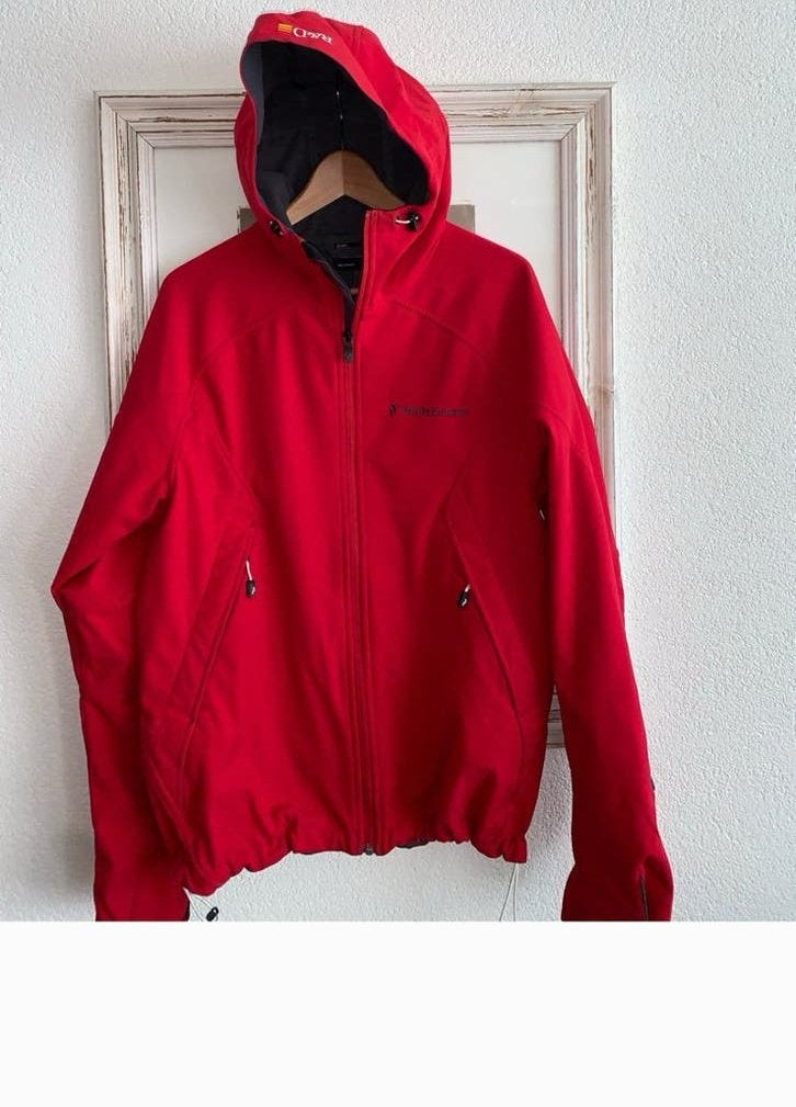 Peak Performance jas maat L zgan, Kleding | Heren, Ophalen of Verzenden, Zo goed als nieuw, Maat 52/54 (L), Rood