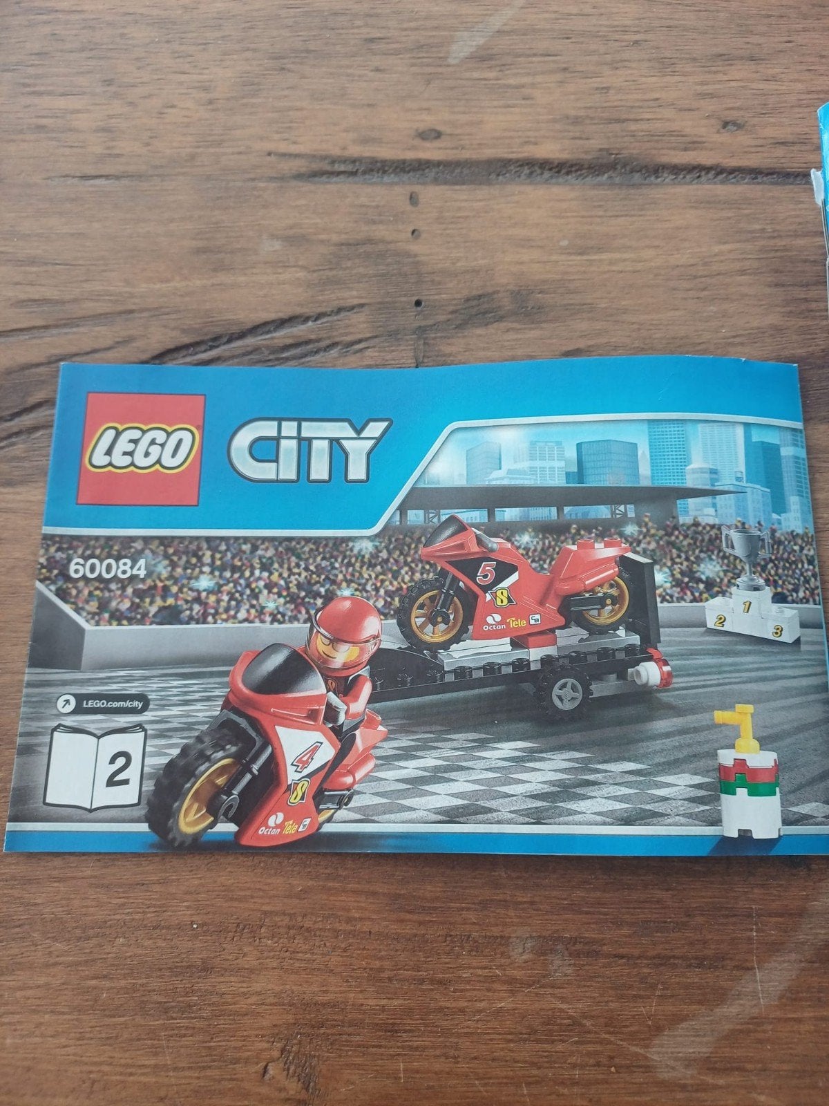 LEGO City 60084 Racewagen Transporter, Ophalen, Gebruikt