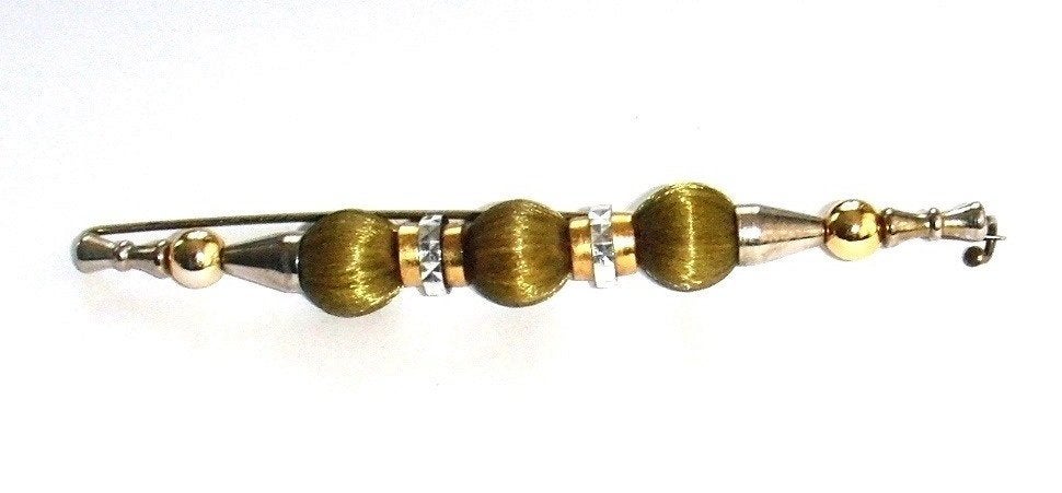 Retro reversspeld vergulde Sjaalspeld - pin broche., Sieraden, Tassen en Uiterlijk, Overige materialen, Ophalen of Verzenden, Zo goed als nieuw