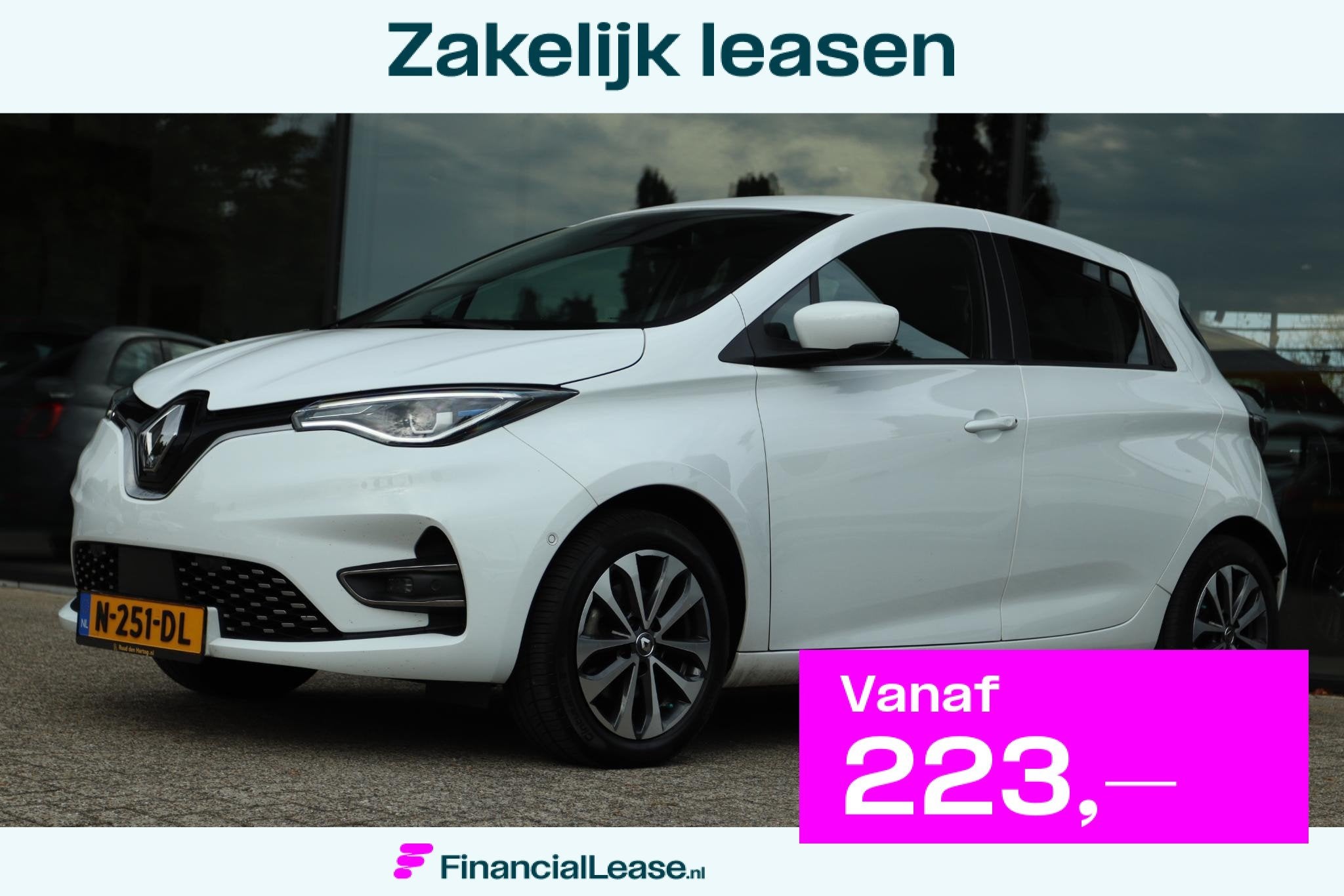 RENAULT ZOE R135 INTENS 52 KWH SOH 92.6% | KOOPACCU | CARPLA, 136 pk, Gebruikt, Wit, Origineel Nederlands