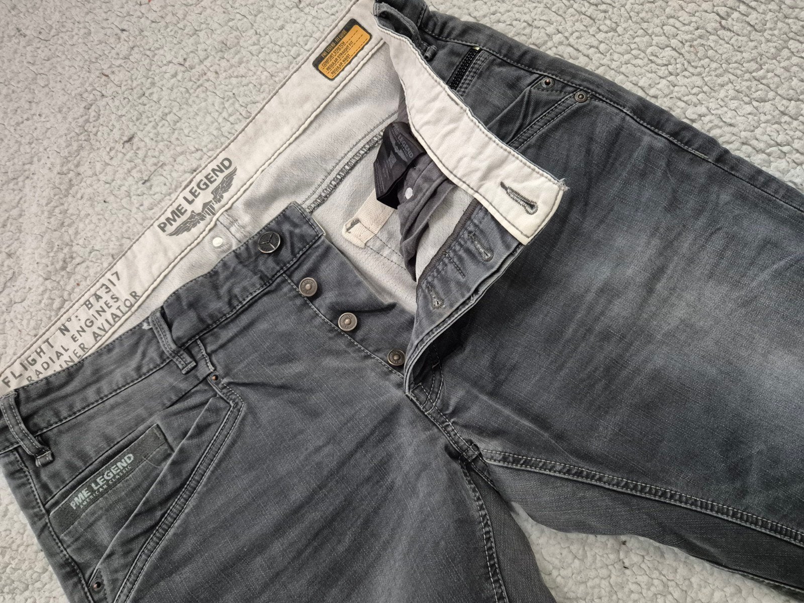 Pme Legend Pall Mall jeans spijkerbroek Bare Metal 38/34, W36 - W38 (confectie 52/54), ., Pall Mall PME Legend, Ophalen of Verzenden