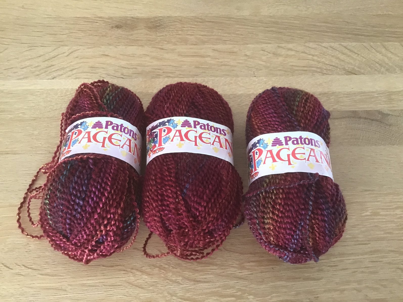 5 bollen Patons Pageant 19% wol, Ophalen of Verzenden, Nieuw, Breien of Haken, Wol of Garen