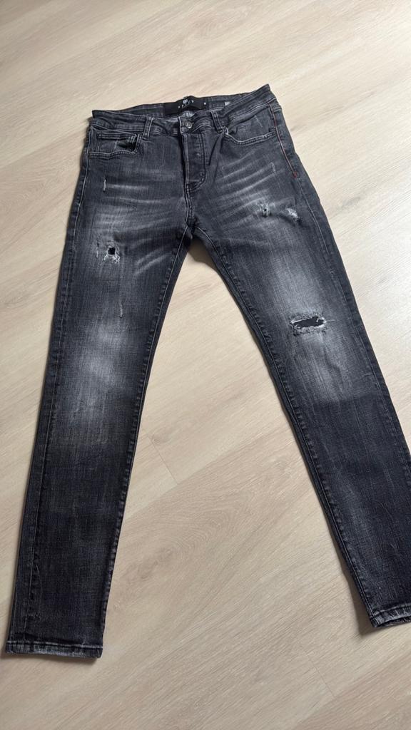 XPLCT MAAT 34 jeans black zwart, Ophalen of Verzenden, Zo goed als nieuw, Blauw, W33 - W34 (confectie 48/50)