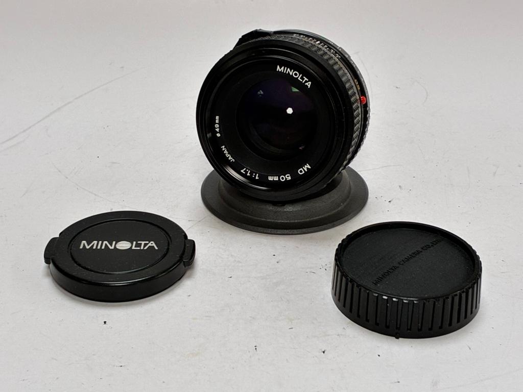 Minolta MD 50mm f1.7 lens - Als nieuw!, Ophalen, Zo goed als nieuw, Standaardlens