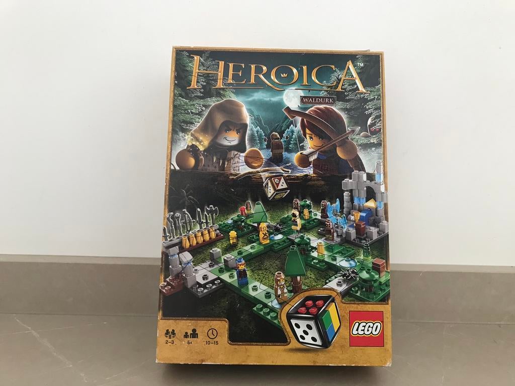 Lego bordspel heroica waldruk set 3858, Lego, Ophalen of Verzenden, Zo goed als nieuw, Compleet