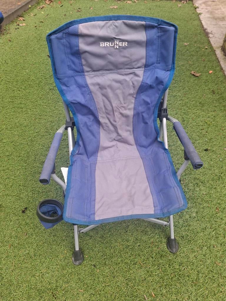 Brunner Campingstoel - Comfortabel en Compact, Ophalen, Gebruikt, Campingstoel