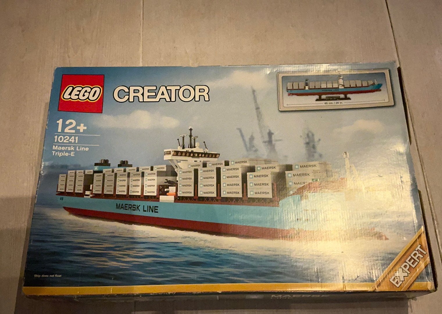 LEGO Creator Expert Maersk Line Triple-E - 10241., Kinderen en Baby's, Ophalen of Verzenden, Zo goed als nieuw