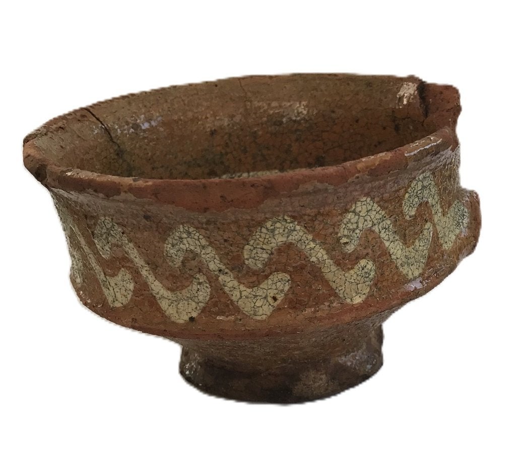Papkom met slib ca. 1725-1750 bodemvondst, Antiek en Kunst, Verzenden