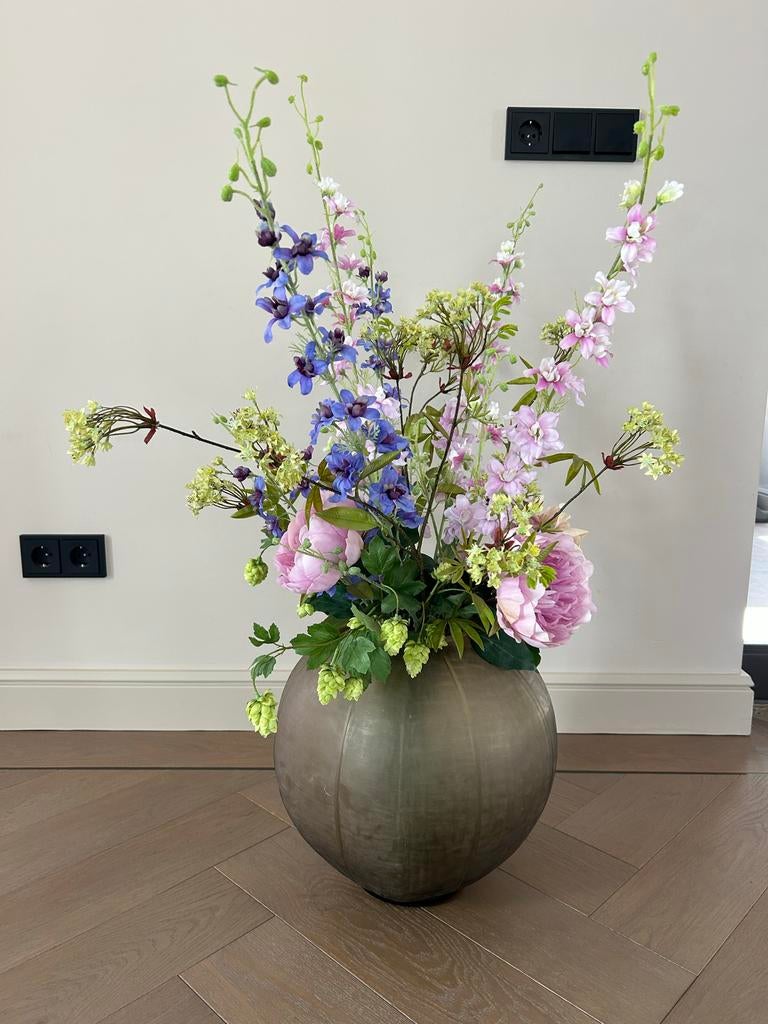 Sil-Ka flowers in vaas, Huis en Inrichting, Ophalen, Overige materialen, Overige kleuren, Zo goed als nieuw