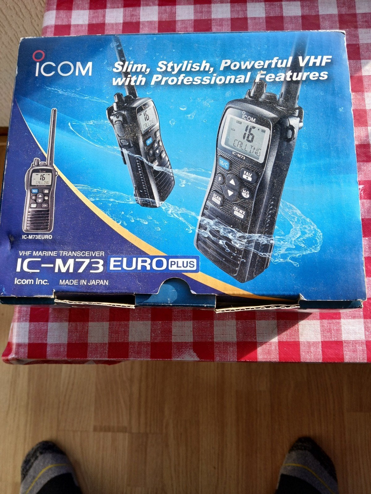De icom ic m73 euro plus vhf marine transceiver. NIEUW!!!!!!, Telecommunicatie, Ophalen of Verzenden, Nieuw