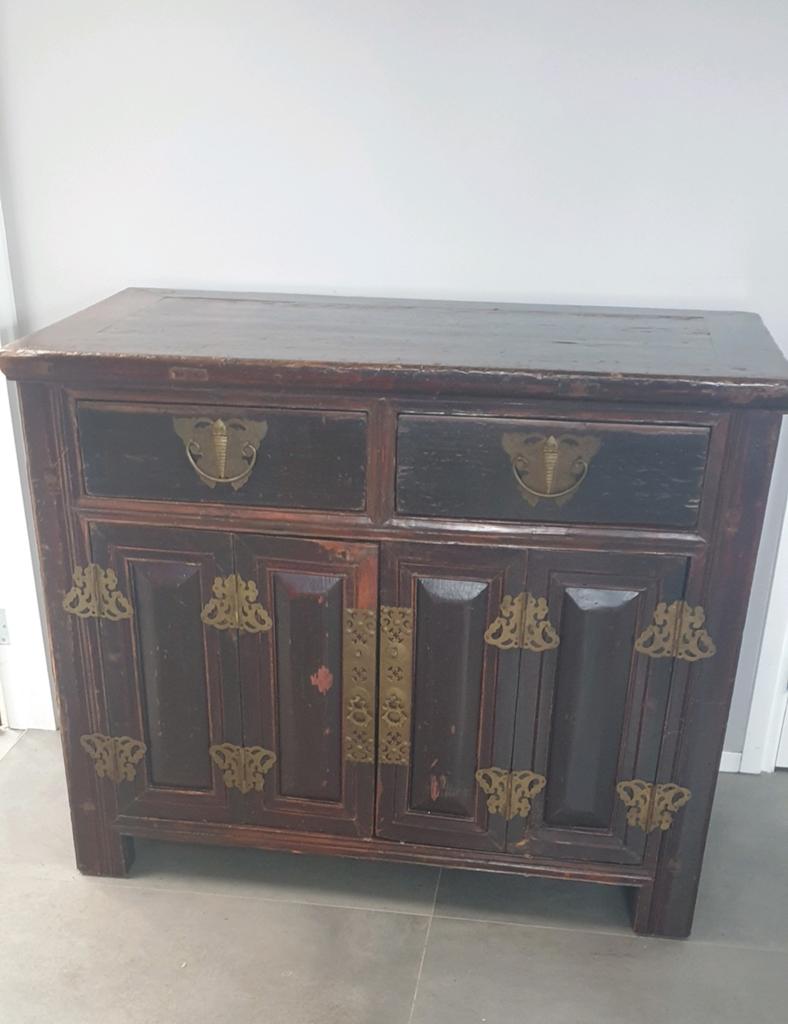 Chinees dressoir, vlinderkast, antiek., Ophalen