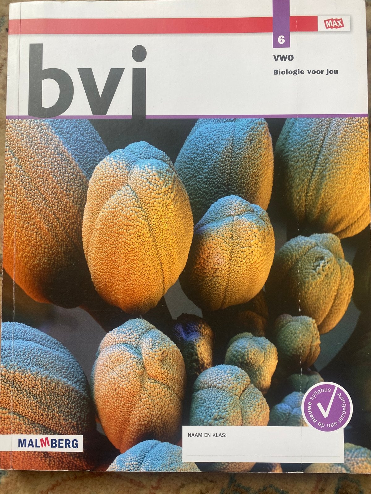 Biologie voor jou - MAX - leeropdrachtenboek 6 vwo 6.2, Boeken, Verzenden, Zo goed als nieuw, VWO, Biologie
