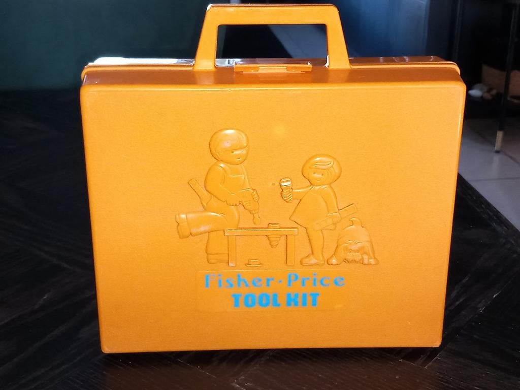 Vintage Fisher-Price Tool Kit Speelset, Ophalen of Verzenden, Service@mattel.com, Fisher-Price, Gebruikt
