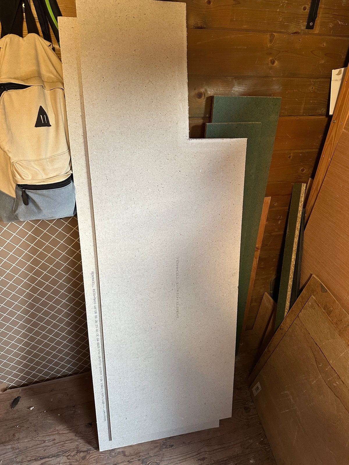 Fermacell 2E32 vloerplaat 1500x500x30mm, Ophalen, Gebruikt