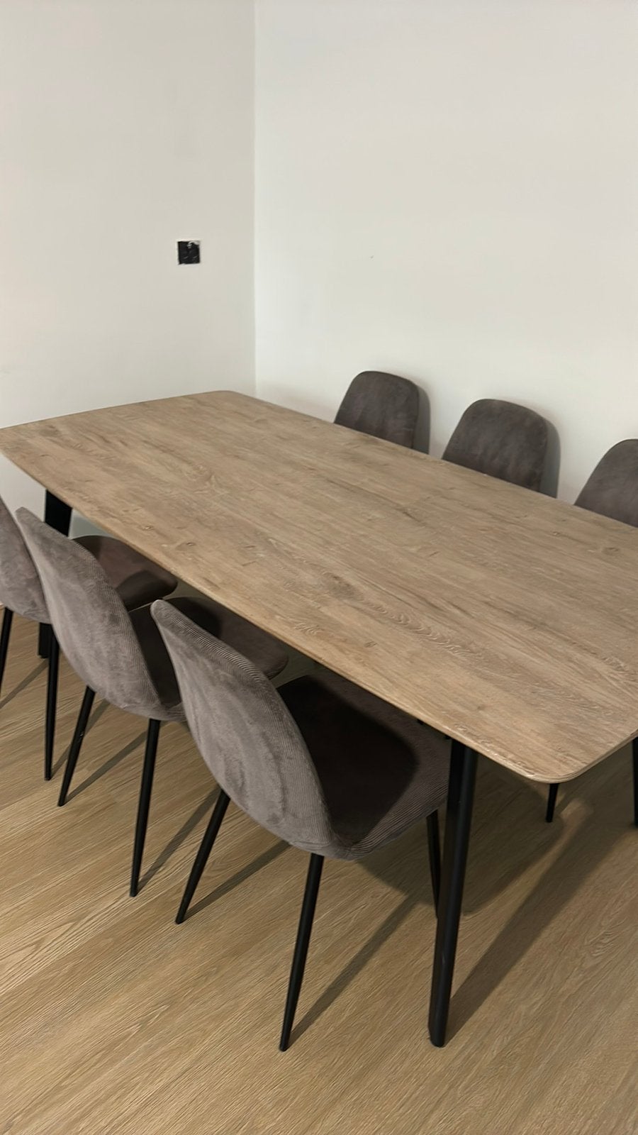 Eettafel 200x100, Ophalen, 200 cm of meer, 50 tot 100 cm, Zo goed als nieuw