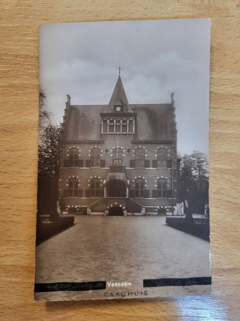 ansicht VEENDAM Fotokaart 1941 Oorlog PRACHTIG, Verzamelen, Ophalen of Verzenden, Voor 1920, Groningen