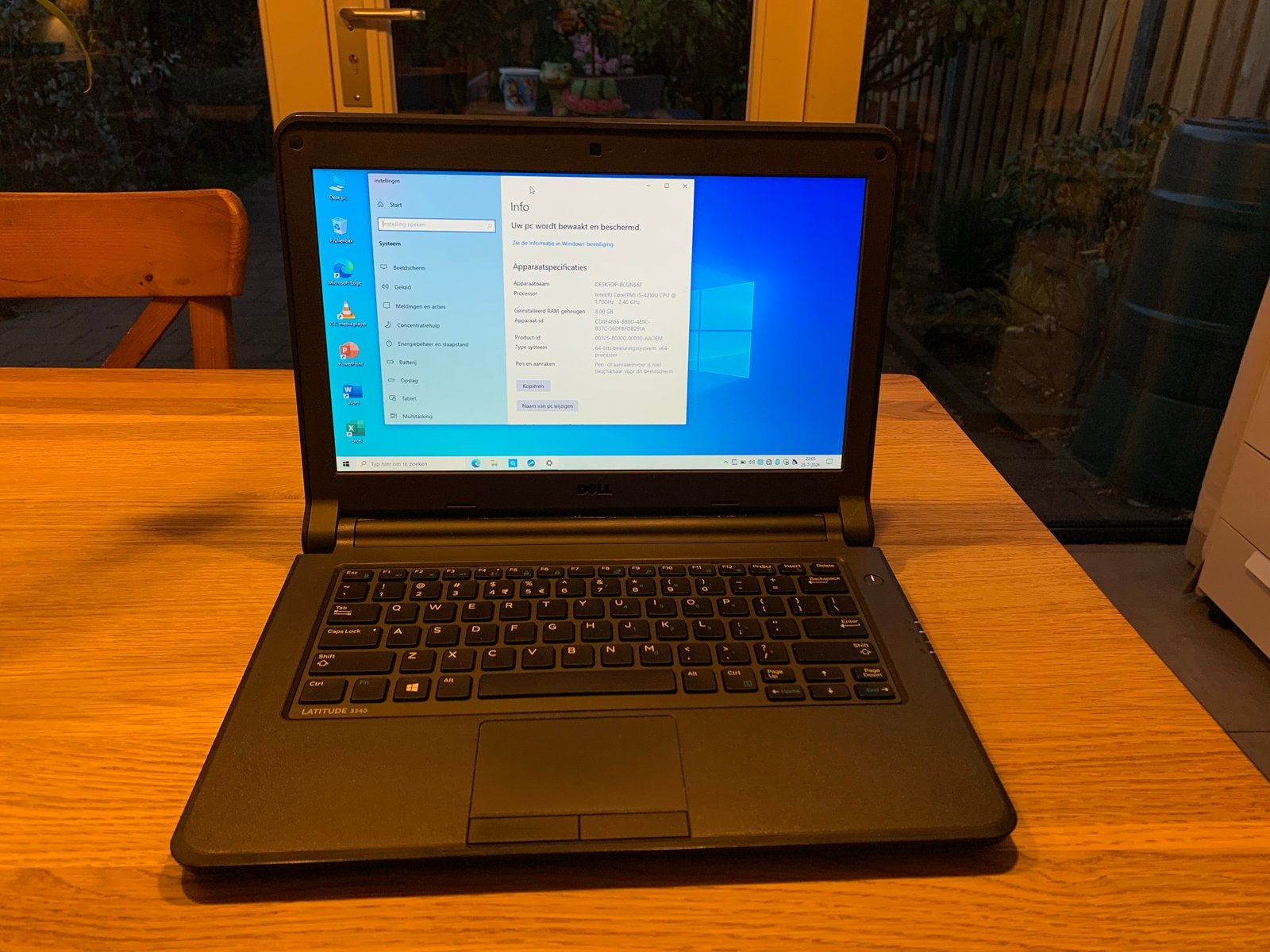 Degelijke Dell Latitude 3340 laptop - accu slecht, lader ok, Gebruikt, 2 tot 3 Ghz, Qwerty, 8 GB