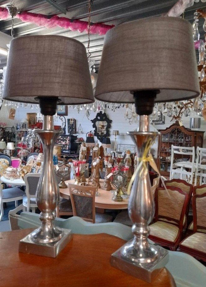 Set 2 leuke lampjes, Huis en Inrichting, Lampen | Tafellampen, Ophalen of Verzenden