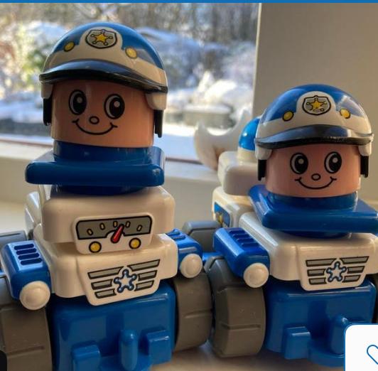 Lego Primo Duplo Politie Auto's - 10 Delen, Ophalen of Verzenden, Gebruikt, Overige merken