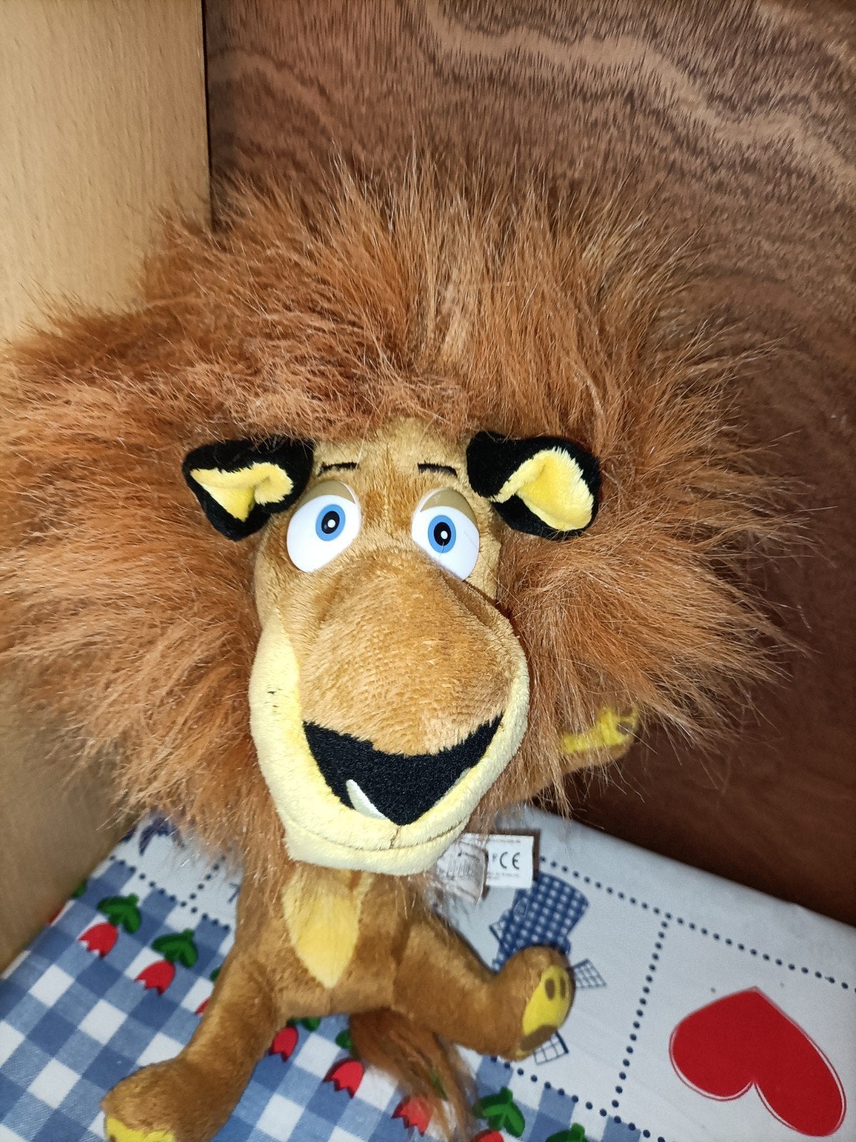 Alex de Leeuw knuffel Madagascar 25 cm groot, Ophalen of Verzenden, Zo goed als nieuw, Overige typen