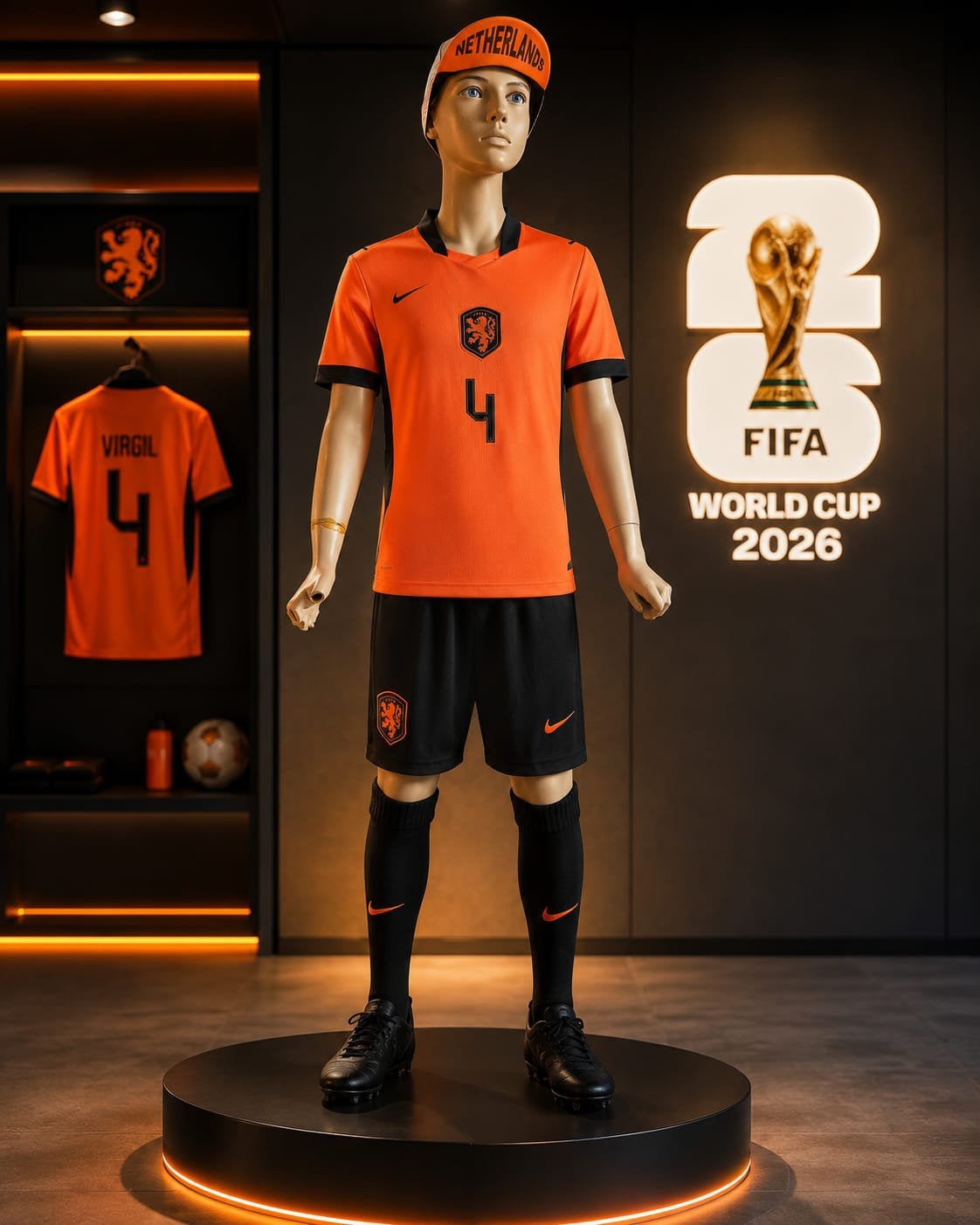 Nederlands elftal tenue - wk 26 - kinderen maat 128, Maat XS of kleiner, Ophalen of Verzenden, Nieuw, Set