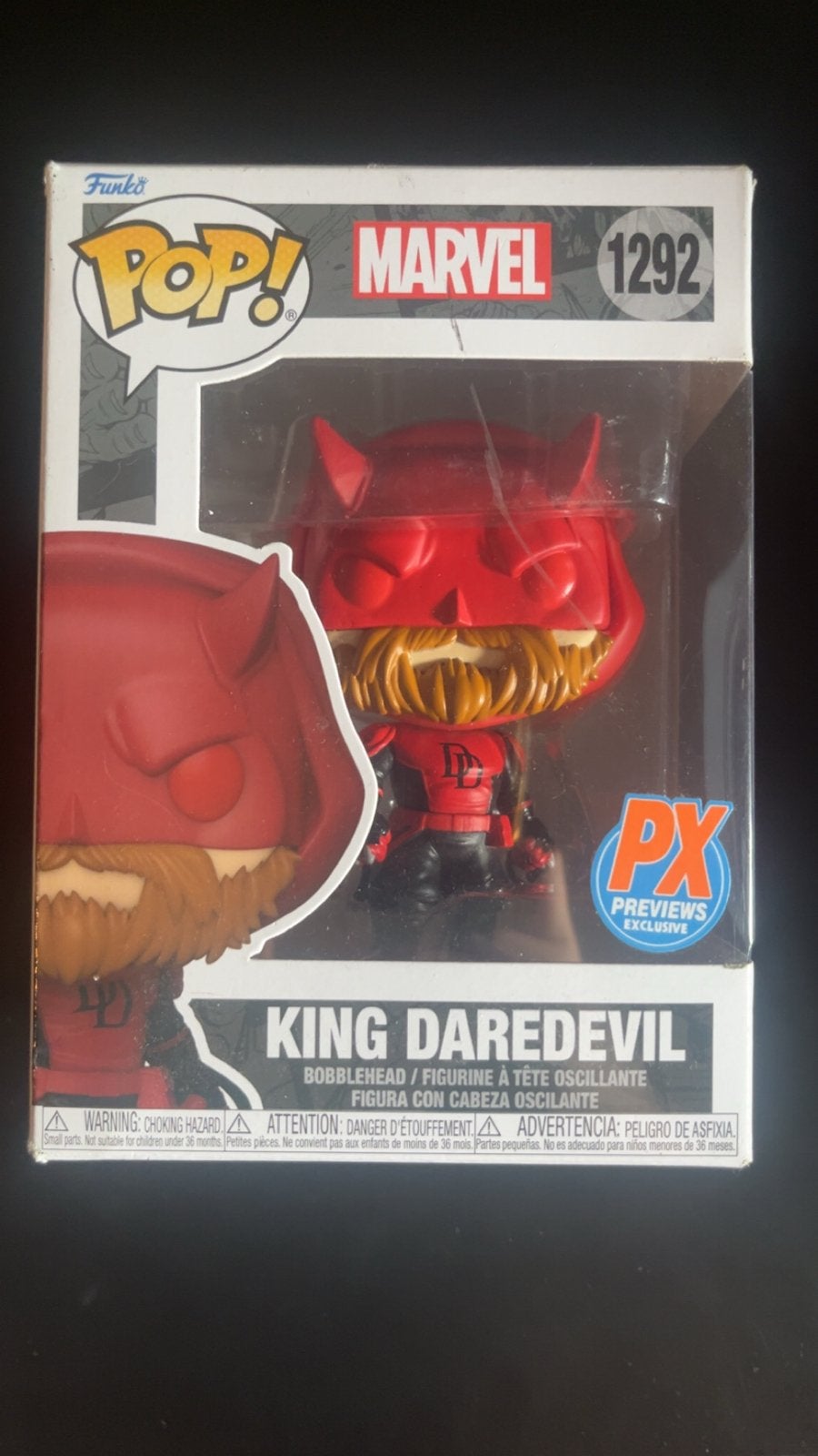Funko Pop! Marvel King Daredevil #1292 PX Exclusive, Ophalen, Nieuw