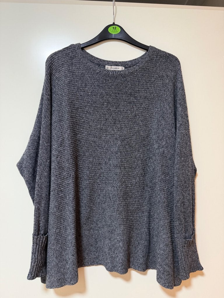 Grijze damestrui van Pull&Bear maat 38, Maat 38/40 (M), Ophalen of Verzenden, Zo goed als nieuw, Pull & Bear