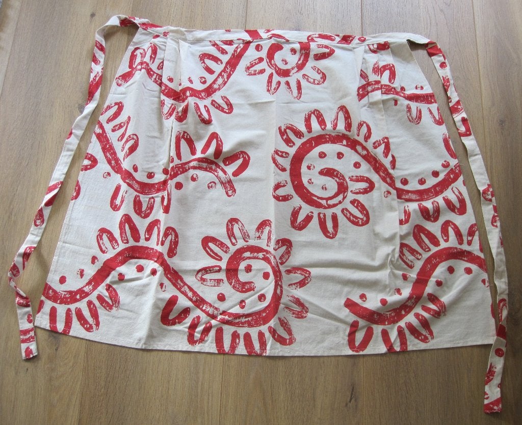 Vintage - retro schort -Ikea - design Agneta Hansson, Ophalen of Verzenden
