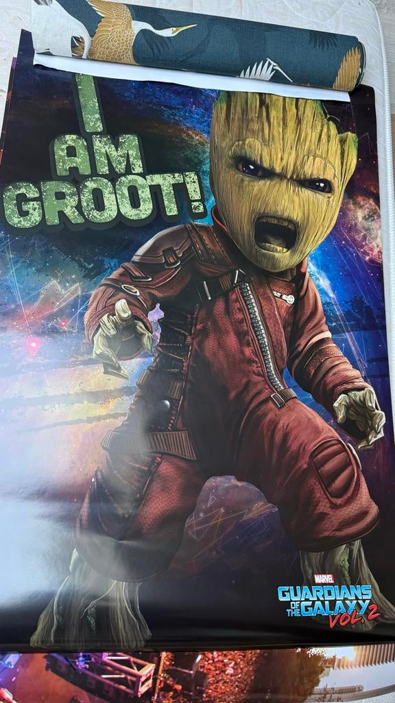 Posters met Deadpool, Groot, Ariana Grande, Stranger Things, Verzamelen, Posters, Ophalen, Met lijst, Deurposter of groter, Film en Tv