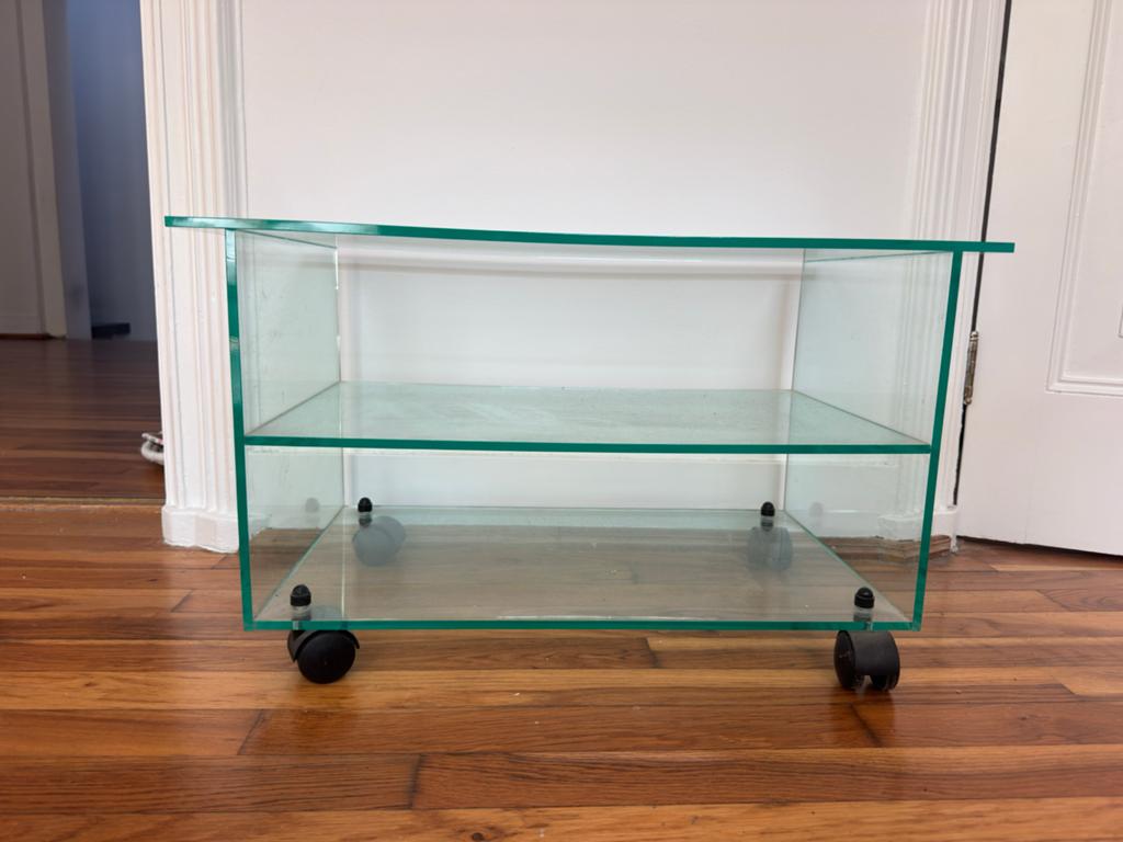 Topdeal! Design Plexiglas bijzettafel, af te halen, Huis en Inrichting, Tafels | Bijzettafels, Ophalen, Minder dan 45 cm, Kunststof