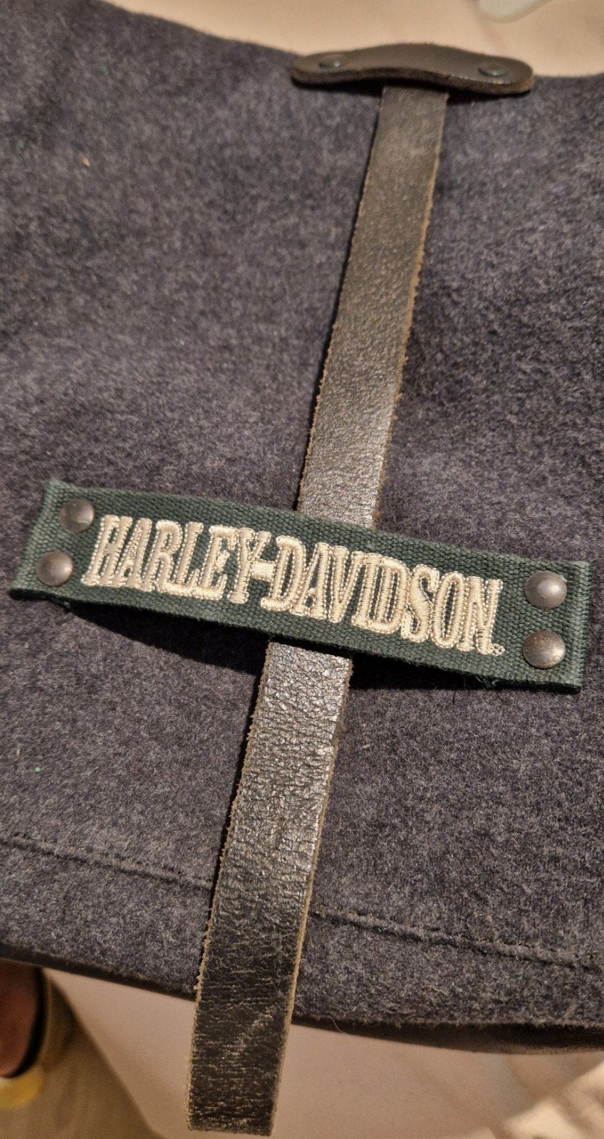 Harley-Davidson Schoudertas Zwart - Stoer en Praktisch, Overige merken, Zwart, Ophalen of Verzenden, Zo goed als nieuw