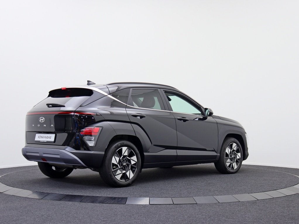 Hyundai KONA 1.6 GDI HEV Premium | Licht interieur | Private, Gebruikt, Euro 6, Zwart, Leder