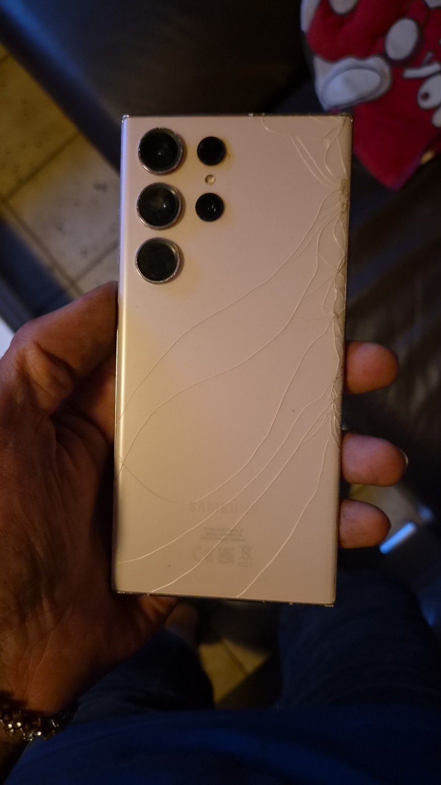 Samsung S23 Ultra met schade, Gebruikt, Touchscreen, Ophalen of Verzenden, Galaxy S23