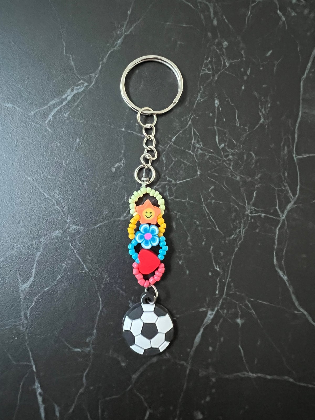 Nieuw sleutelhanger voetbal hart valentijnsdag vaderdag, Ophalen of Verzenden, Nieuw, Sport