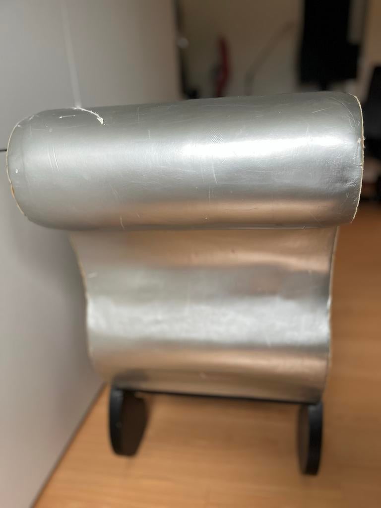 Zilverkleurige kinderkamersofa, Overige materialen, Gebruikt, Eenpersoons, Minder dan 75 cm