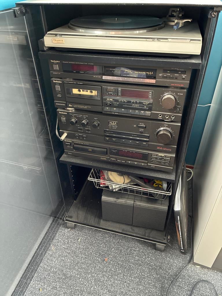 Technics Hifi Set met Cassettedeck, CD-speler, Overige merken, Gebruikt, Cassettedeck, Losse componenten