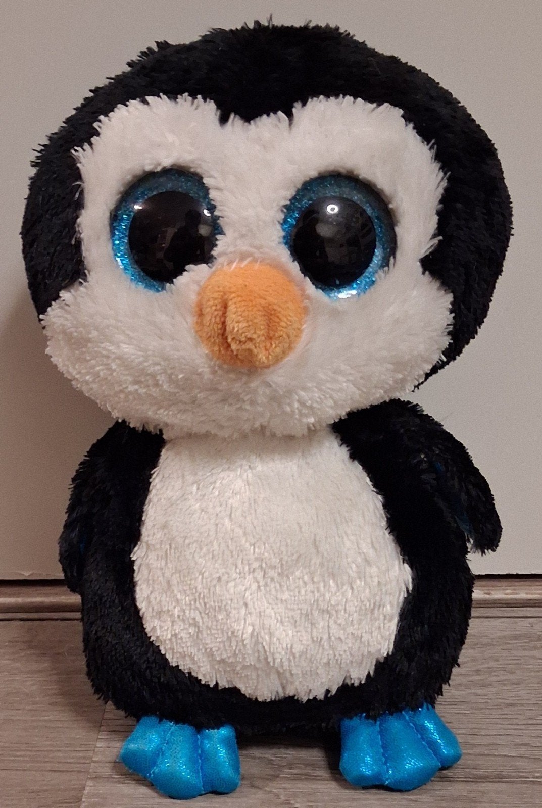 ty beanie boo pinguïn Waddles 24 cm, Pinguïn, Overige karakters, Ophalen of Verzenden, Zo goed als nieuw