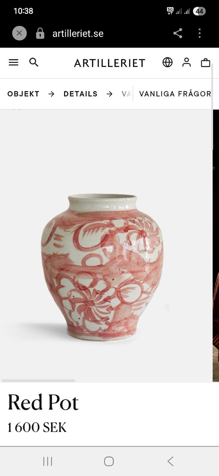 Chinese vintage pot / vaas, Overige kleuren, Aardewerk of Porselein, Ophalen of Verzenden, Zo goed als nieuw
